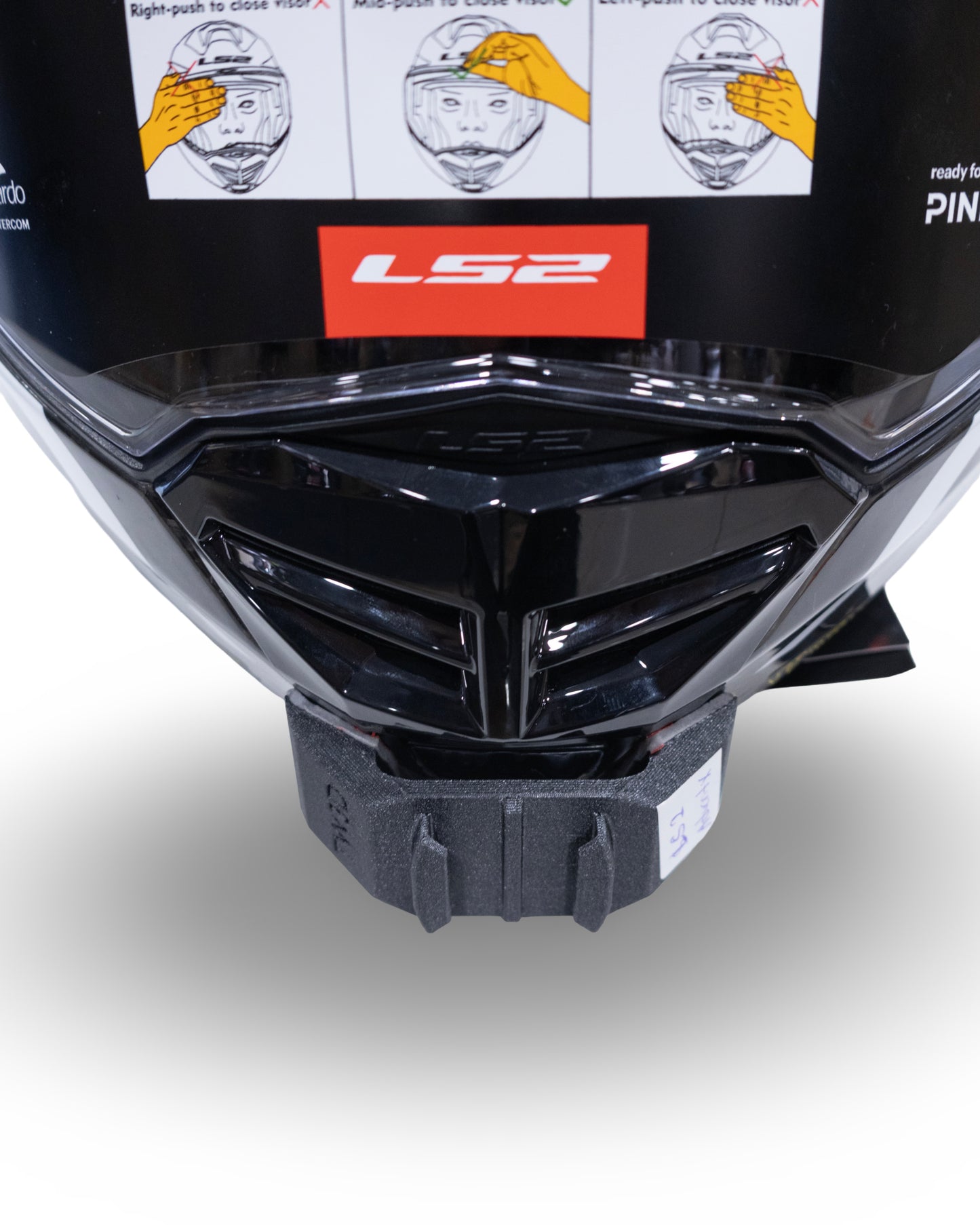 Ls 2 Advant X Kask Için Aksiyon Kamerası Kask Çene Bağlantı Aparatı Chin Mount