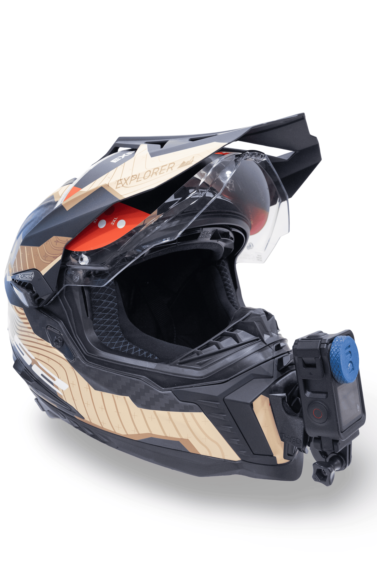 Ls 2 Explorer C Kask Için Aksiyon Kamerası Kask Çene Bağlantı Aparatı Chin Mount