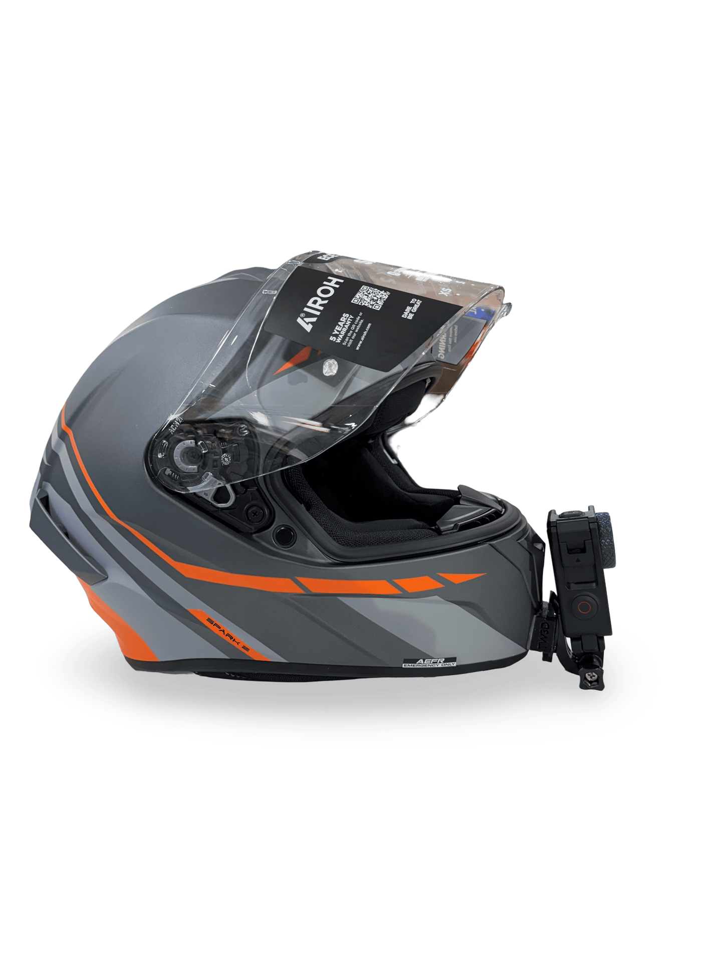Airoh Spark 2  Kask Için Aksiyon Kamerası Kask Çene Bağlantı Aparatı Chin Mount