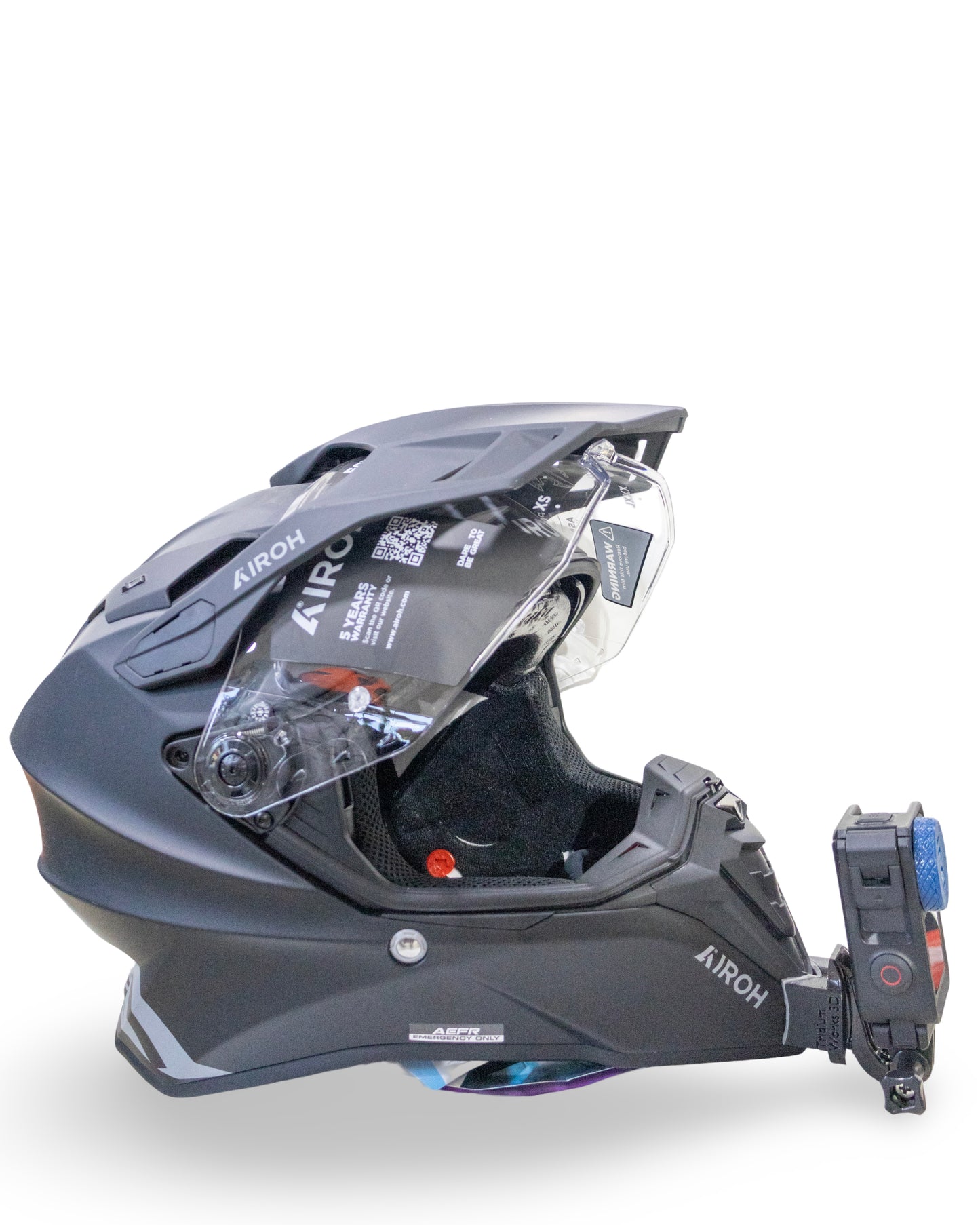 Airoh Commander 2 / 1  Kask Için Aksiyon Kamerası Kask Çene Bağlantı Aparatı Chin Mount