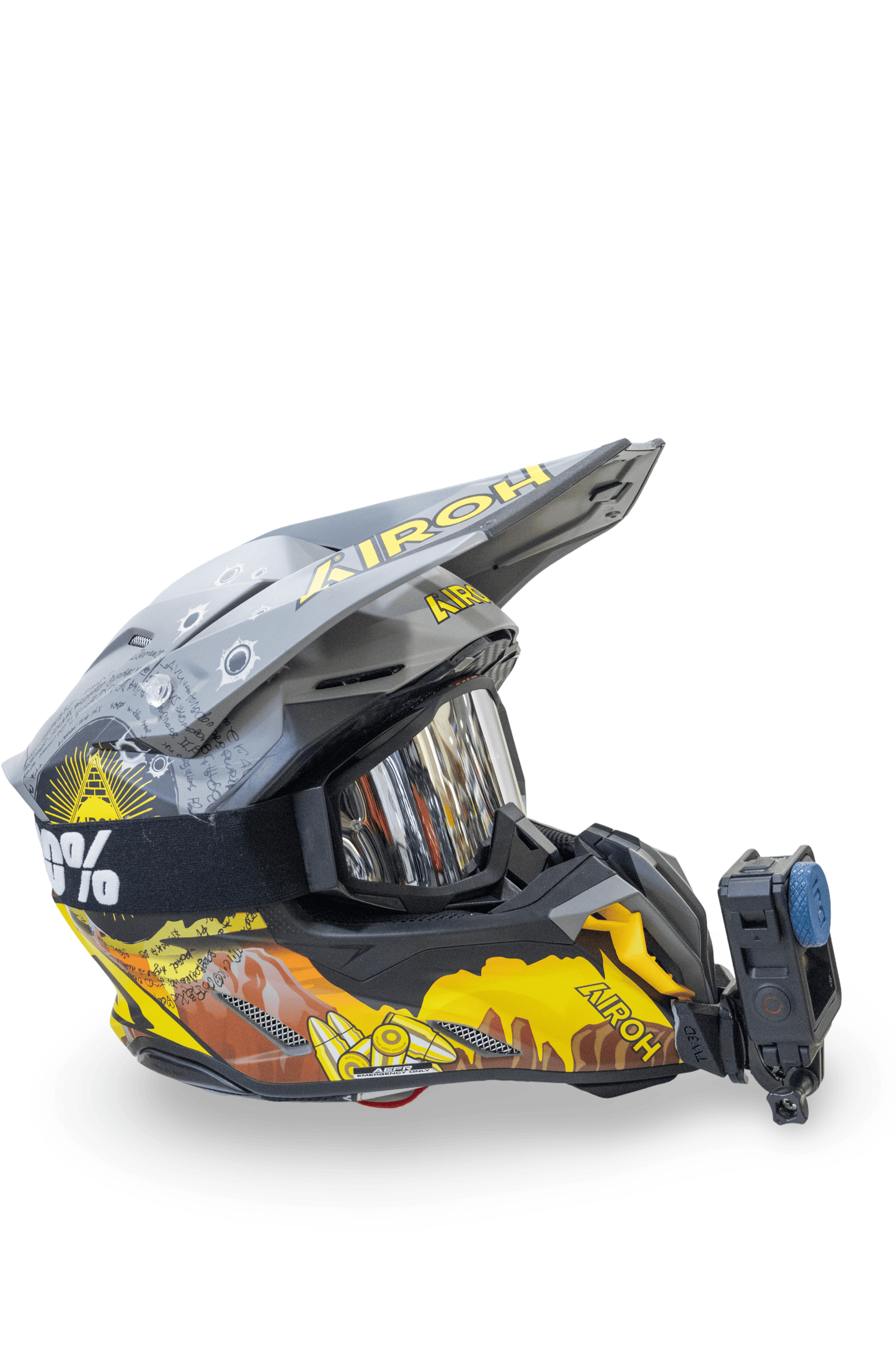 Airoh Twist 3 Kask Için Aksiyon Kamerası Kask Çene Bağlantı Aparatı Chin Mount