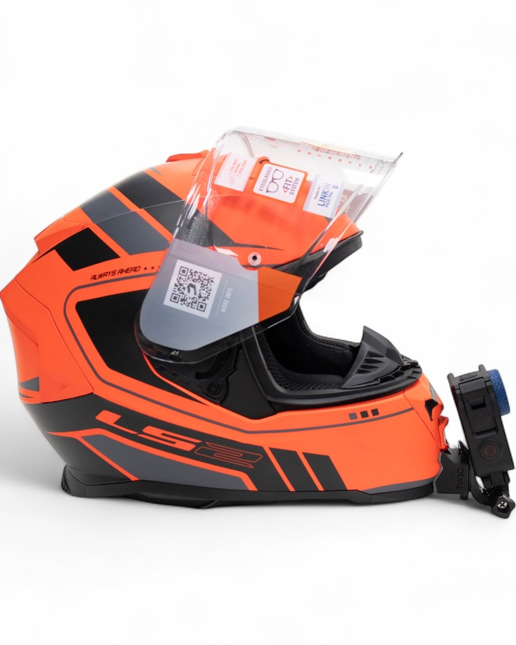 Ls2 Storm 2 Kask Için Aksiyon Kamerası Kask Çene Bağlantı Aparatı Chin Mount