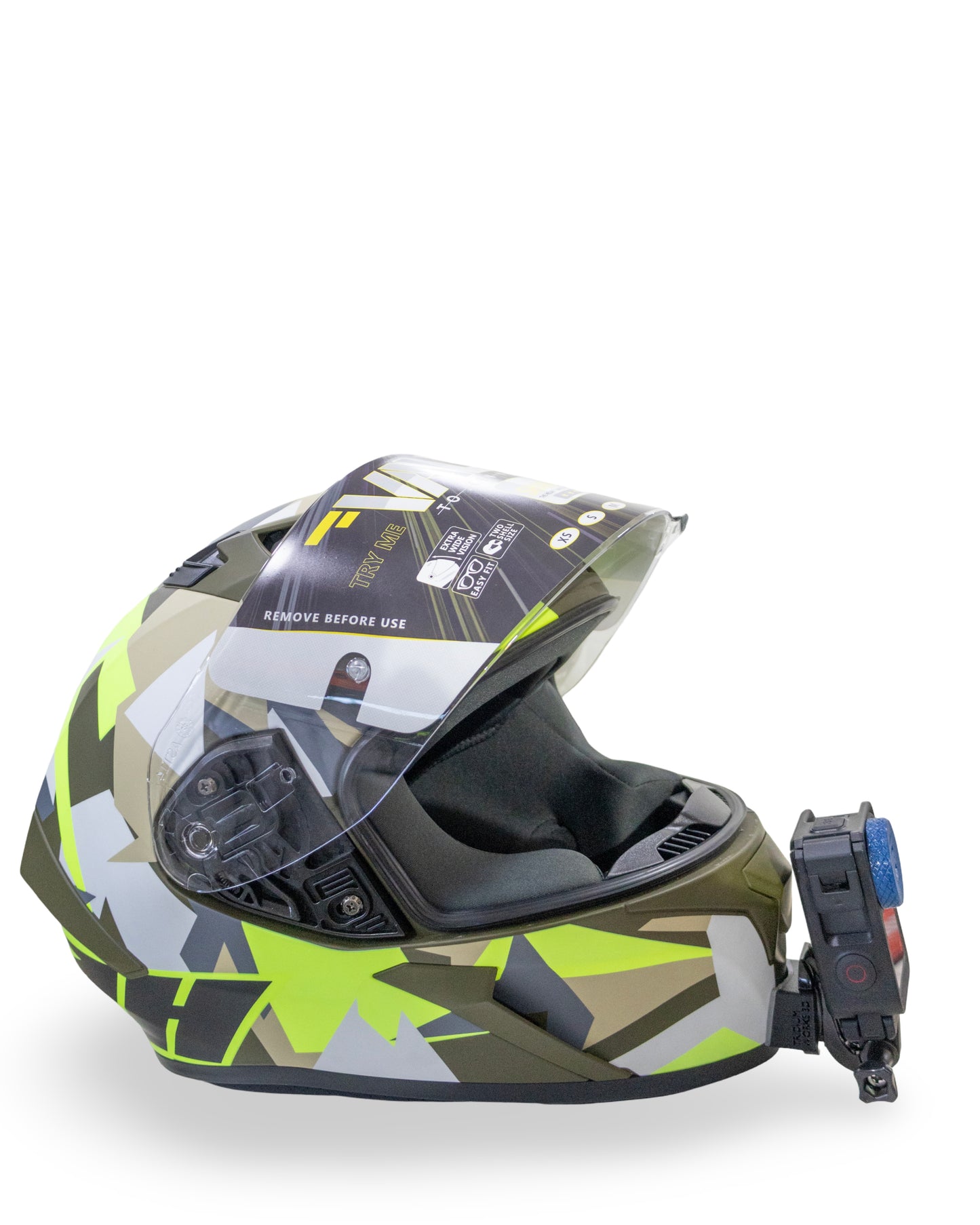 Airoh Valor Kask Için Aksiyon Kamerası Kask Çene Bağlantı Aparatı Chin Mount