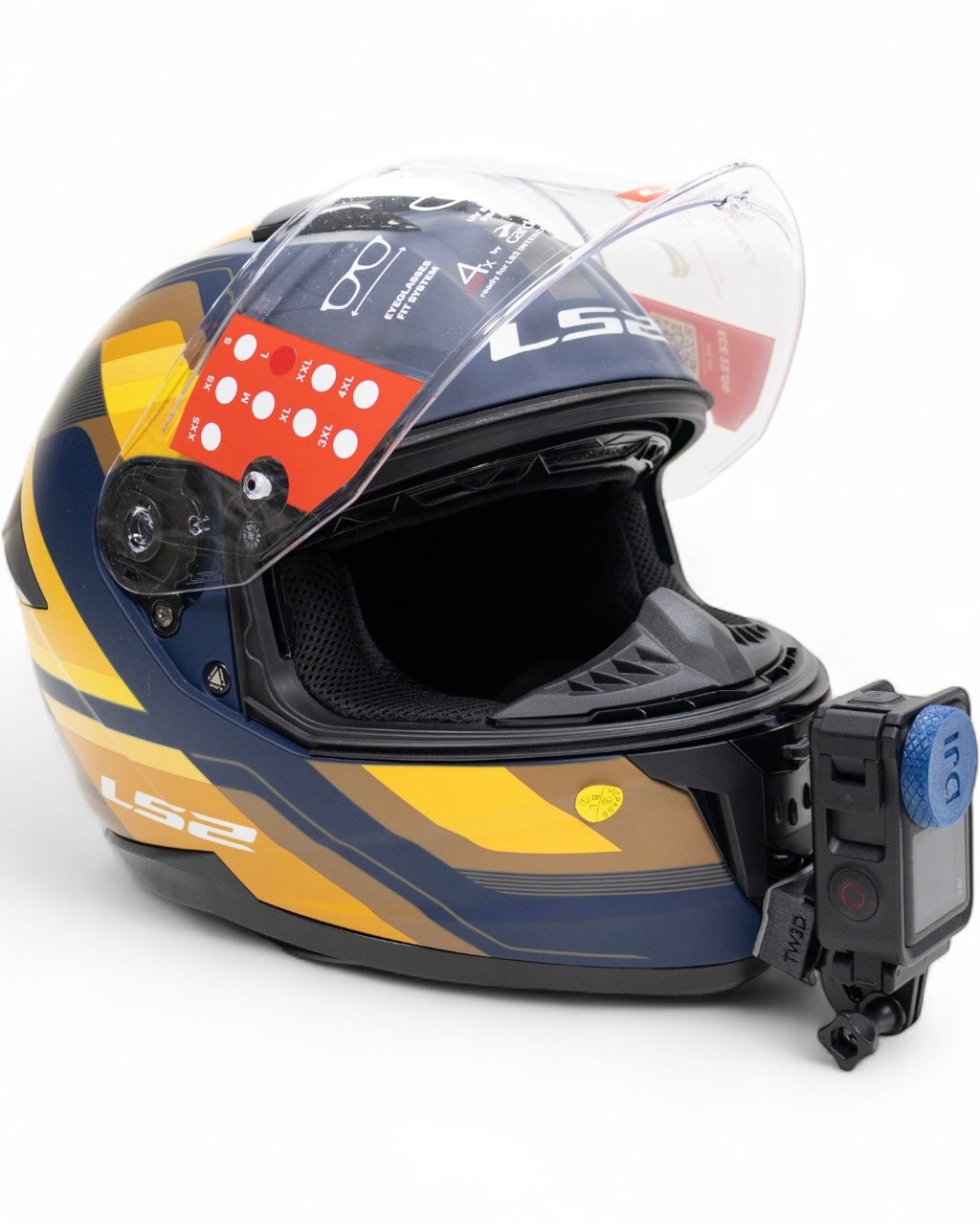 Ls2 Stream 2  Kask Için Aksiyon Kamerası Kask Çene Bağlantı Aparatı Chin Mount