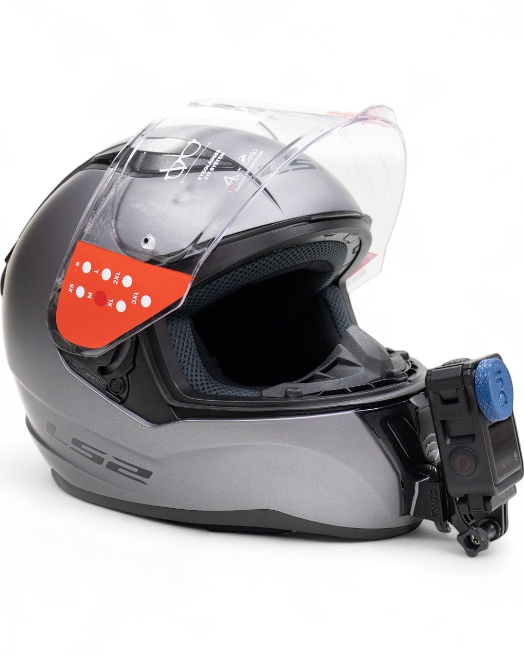 Ls2 Rapid 2 Kask Için Aksiyon Kamerası Kask Çene Bağlantı Aparatı Chin Mount