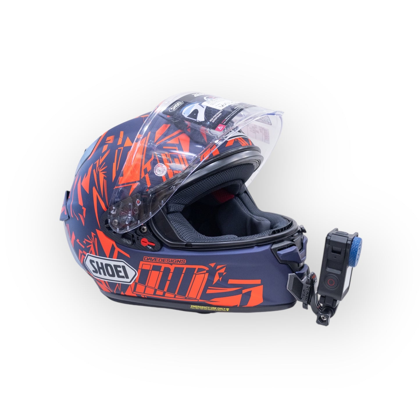 Shoei X Spirit Pro Kask Için Aksiyon Kamerası Kask Çene Bağlantı Aparatı Chin Mount