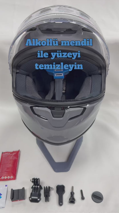 Shoei Nxr 2 Kask Için Aksiyon Kamerası Kask Çene Bağlantı Aparatı Chin Mount