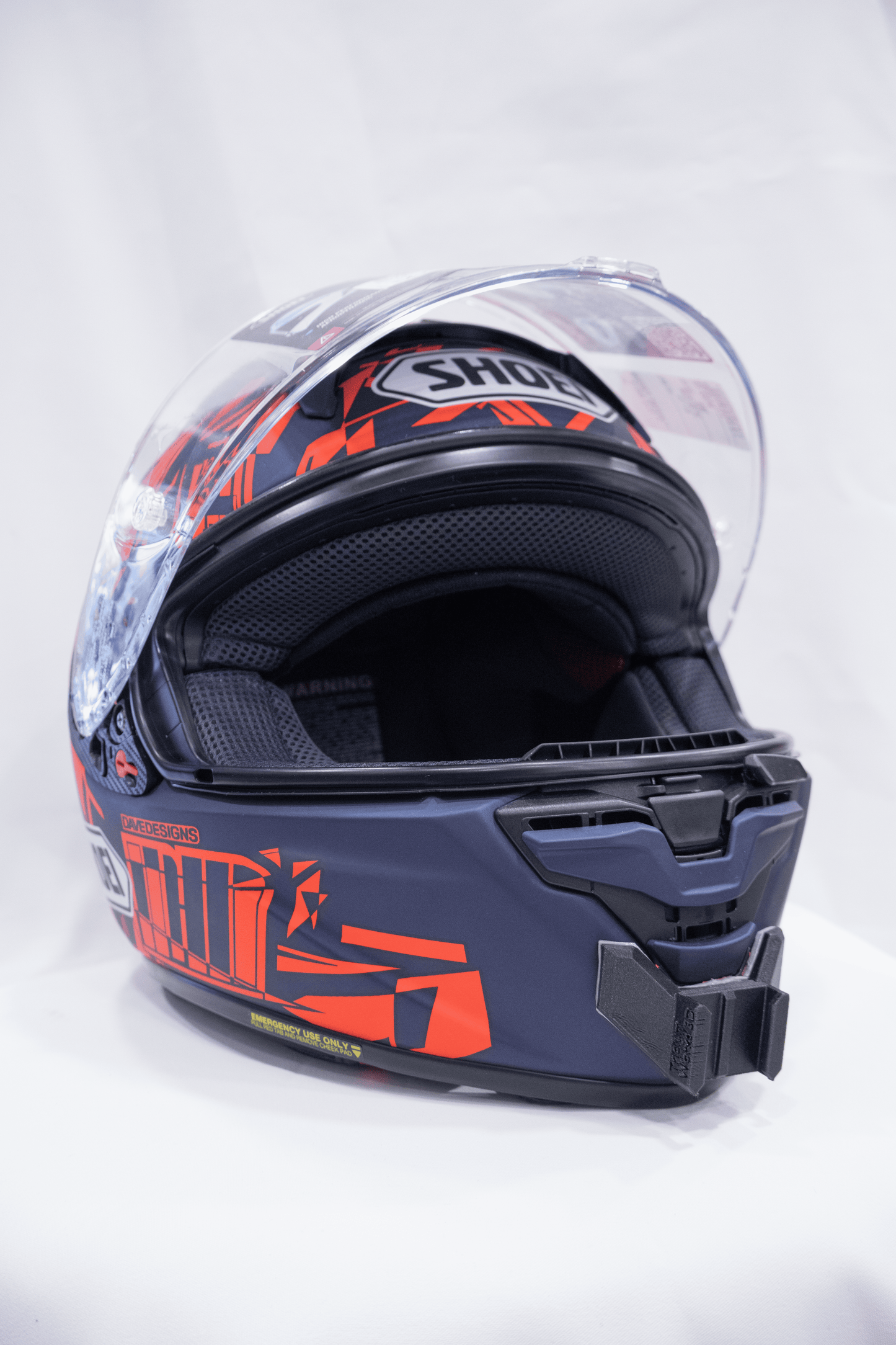 Shoei X Spirit Pro Kask Için Aksiyon Kamerası Kask Çene Bağlantı Aparatı Chin Mount