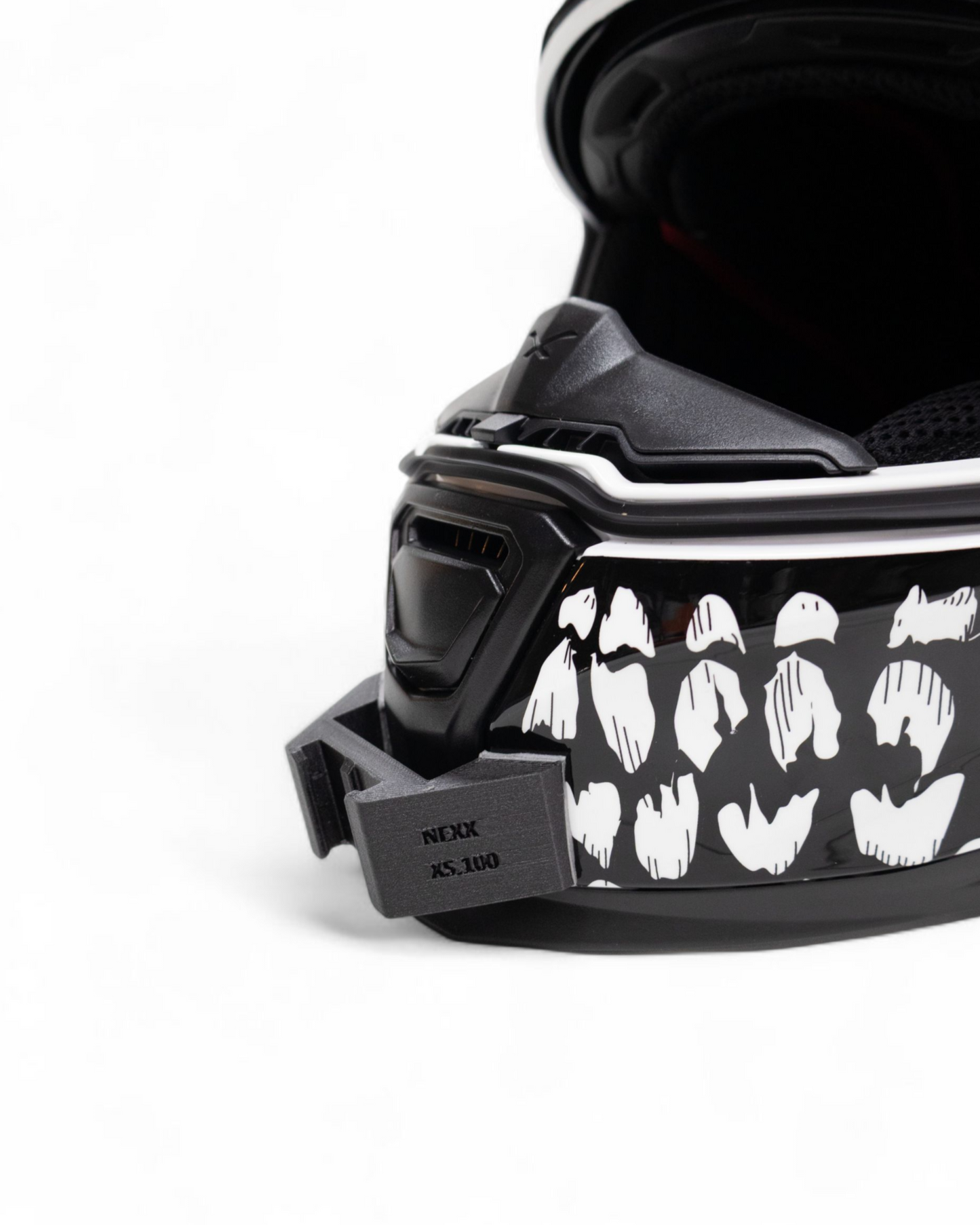 Nexx XS.100  Kask Için Aksiyon Kamerası Kask Çene Bağlantı Aparatı Chin Mount